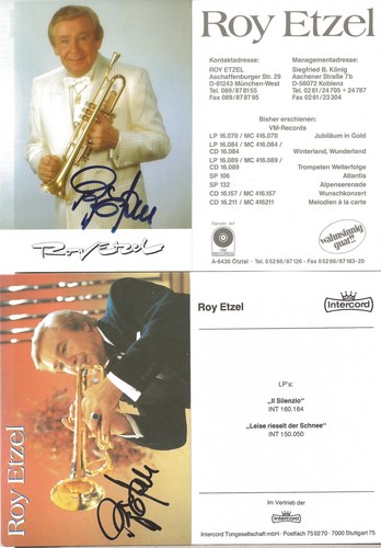 Autografi roy etzel - autografi,
