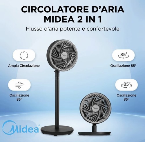 Midea circolatore aria - d’aria, 2