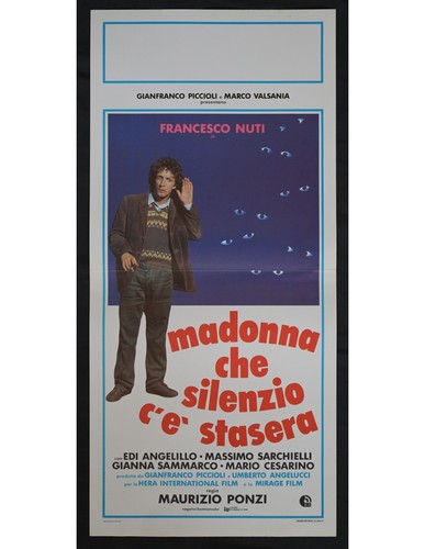 Locandina madonna che silenzio - locandina,