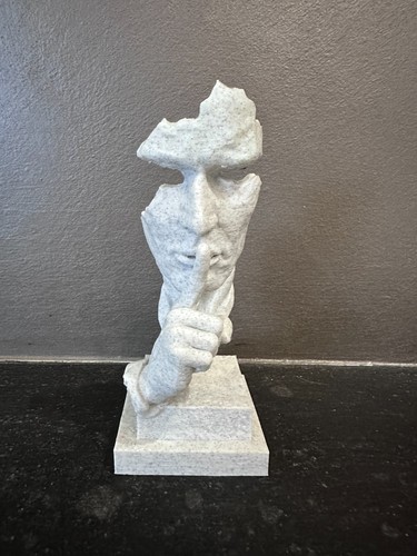 Statua moderna silenzio - statua,