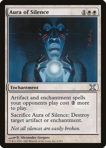 Mtg aura silence exc - mtg,