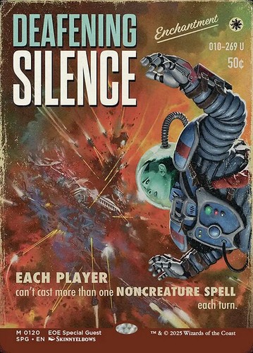 Mtg deafening silence - mtg, exc